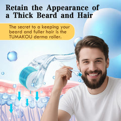 TUMAKOU Derma Roller with 0.25mm needle for precise work.