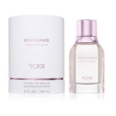 TUMI Renaissance Experience Collector bottle pour shows sleek glass and premium cap for travel
