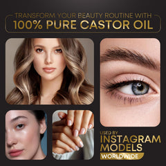 TURN TO EARTH hexane-free castor oil ensuring high purity formula
