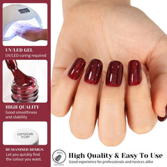 Application-ready gel polish for easy at-home nail art.