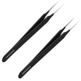 Tweezees ingrown-hair-tweezers in black 2-pack for precise removal.