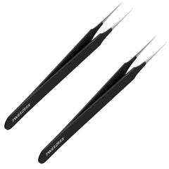 Tweezees ingrown-hair-tweezers in black 2-pack for precise removal.
