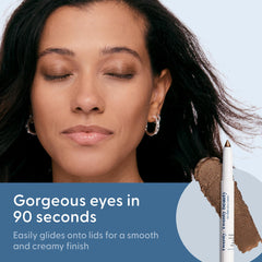 Twenty/Twenty Beauty Visionary Eye Shadow Stick in cocoa bronze for versatile day-to-night shimmer.
