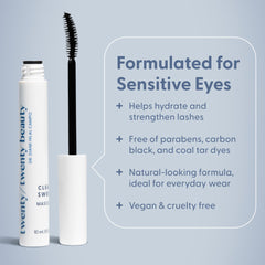Twenty/Twenty Clean Sweep Mascara tube showcasing clean formula safe for sensitive eyes.