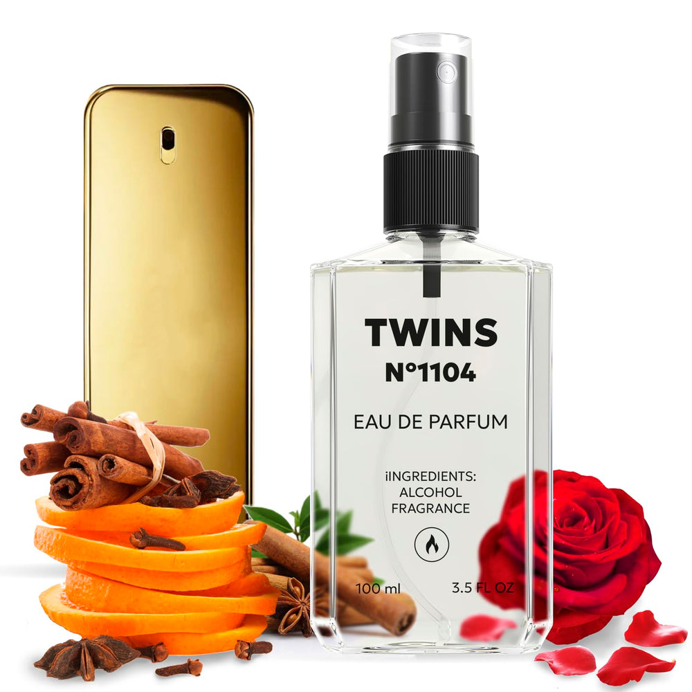 TWINS PARFUM Impression of 1 Million bottle front view showing premium design and presence