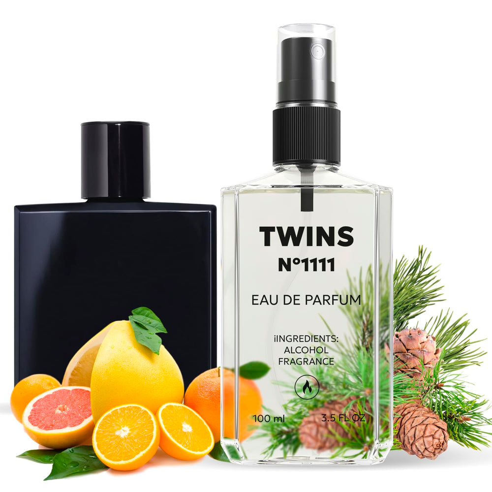 TWINS PARFUM Impression Bleu De Parfum bottle front for everyday wear.