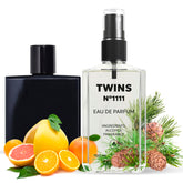 TWINS PARFUM Impression Bleu De Parfum bottle front for everyday wear.