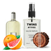 TWINS Parfum Impression Grey Vetiver bottle for daily confidence