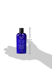 Two Old Goats Lotion 4 label detail highlights natural essential oils for skin care ritual.