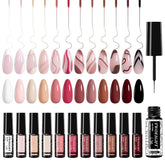 Twoeight gel nail polish collection in 12 colors for versatile at-home manicures