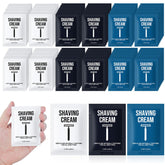 Twoworld bulk travel shaving cream 8ml kit, ideal for hotel guests.