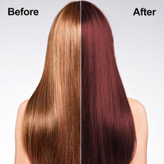 TYAYW Deep Wine Red label close-up showing 3-in-1 formula.