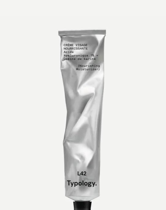 Typology L42 Nourishing Moisturizer bottle for daily hydration and soft, smooth skin.