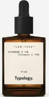 Typology Radiance Serum bottle with dropper for a brightening glow.