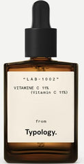 Typology Radiance Serum bottle with dropper for a brightening glow.