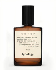 Typology Resurfacing Lip Peel bottle cap for easy, precise application