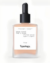 TYPOLOGY Tinted Serum bottle pour for precise application and natural glow