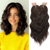 TYQ hair toppers for women add instant volume with clip-in bangs for fuller styling.