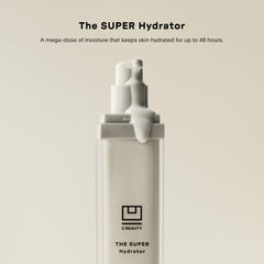 U Beauty The SUPER Hydrator cream swatch on hand showing silky texture.