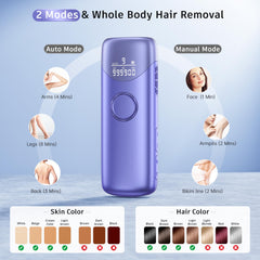 Ubroo IPL cooling technology display highlighting 5°C ice-touch comfort
