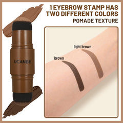 UCANBE finishing powder delivers a matte, long-lasting finish.