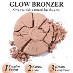 UCANBE Glow Bronzer 02 Light swatches on arm showing warmth.