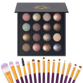 UCANBEMAKEUP 16-shade baked eyeshadow palette for versatile day-to-night looks.