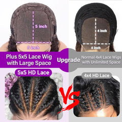 UCUVIC Curly Bob Wig 12 inch back view with full volume