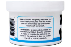 Udderly Smooth non-greasy foot cream absorbs quickly for daily use