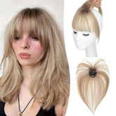 UDU clip-in bangs with 360° cover for a seamless, natural look