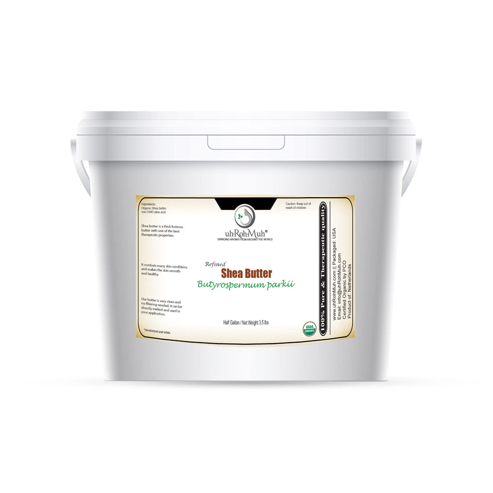 uh*Roh*Muh Organic Refined Shea Butter odorless smooth texture for cosmetics