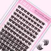 Uilulu lash clusters 10-18mm mix provide versatile length options for fuller daytime lashes.