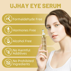 UJHAY serum with hyaluronic acid and niacinamide for deeper hydration and tone support.