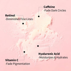 UJhay Retinol Eye Stick applied under-eye area showing soothing hydration