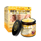 UKDVRL Bee Venom Skin Treatment Cream packaging close-up highlighting premium formulation and hydration.