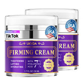 UKVOA retinol neck cream bottle showing firming and smoothing potential