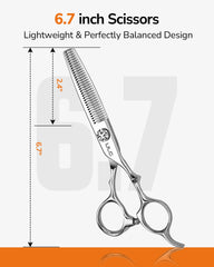 ULG 32-teeth texturizing shears for smooth blending and natural layers