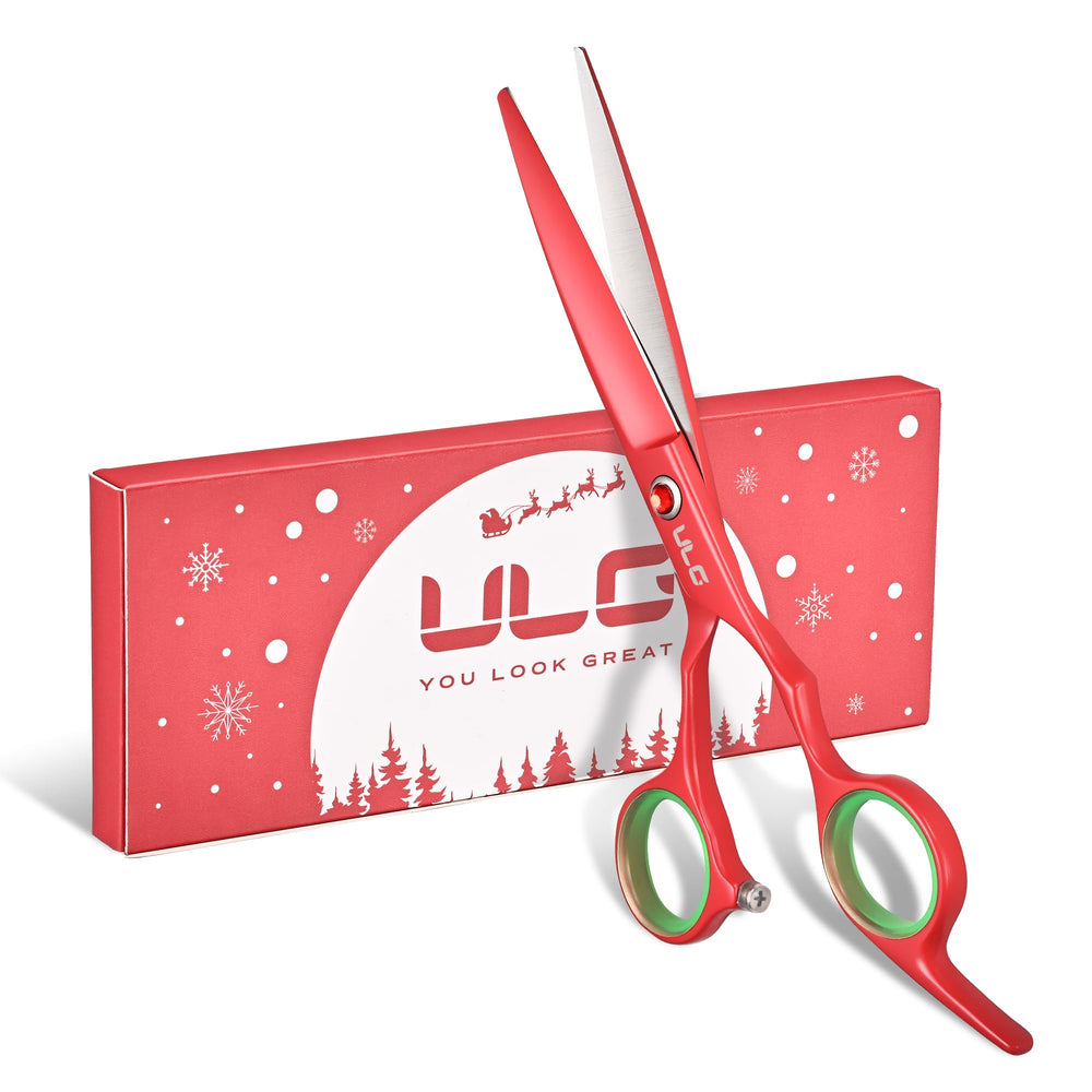 ULG 6.5-inch cutting scissors with razor-edge blades for precise trimming