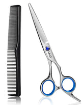 ULG hair cutting scissors with razor edge blade for precise, clean cuts.