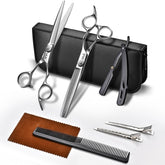 ULG hair cutting scissors set 7 inch with sharp blades for precise at-home cuts.