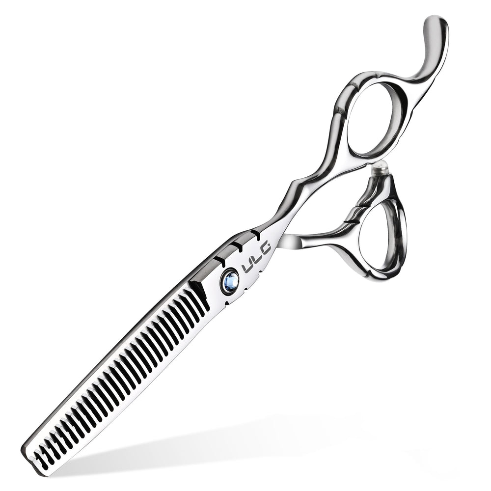 ULG Hair Thinning Scissors 6-7 Inch Shark Series for precise salon thinning.
