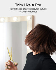 ULG thinning scissors with blue diamond stones for premium design and balance