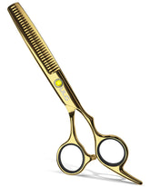 ULG hair thinning scissors teeth close-up for precise thinning and texture control