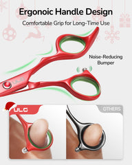 ULG dual-density comb for smoother detangling during styling