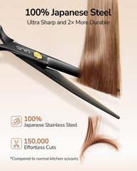 ULG thinning shears 30 teeth for natural texture and layered looks
