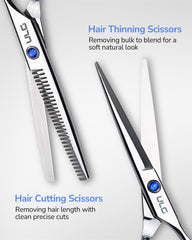 ULG thinning shears with 30 teeth deliver natural texture and controlled thinning.
