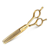 ULG thinning shears 6.5 inch blade close-up for precise thinning results