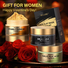 Ulluxe Dead Sea Mud mask deep cleansing for smoother, refreshed skin.