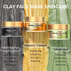 Ulluxe Salicylic Acid BHA mask pore cleansing for clearer skin.