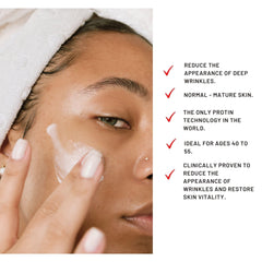 Ultimate Day Cream Set packaging highlighting Protin technology for firming.